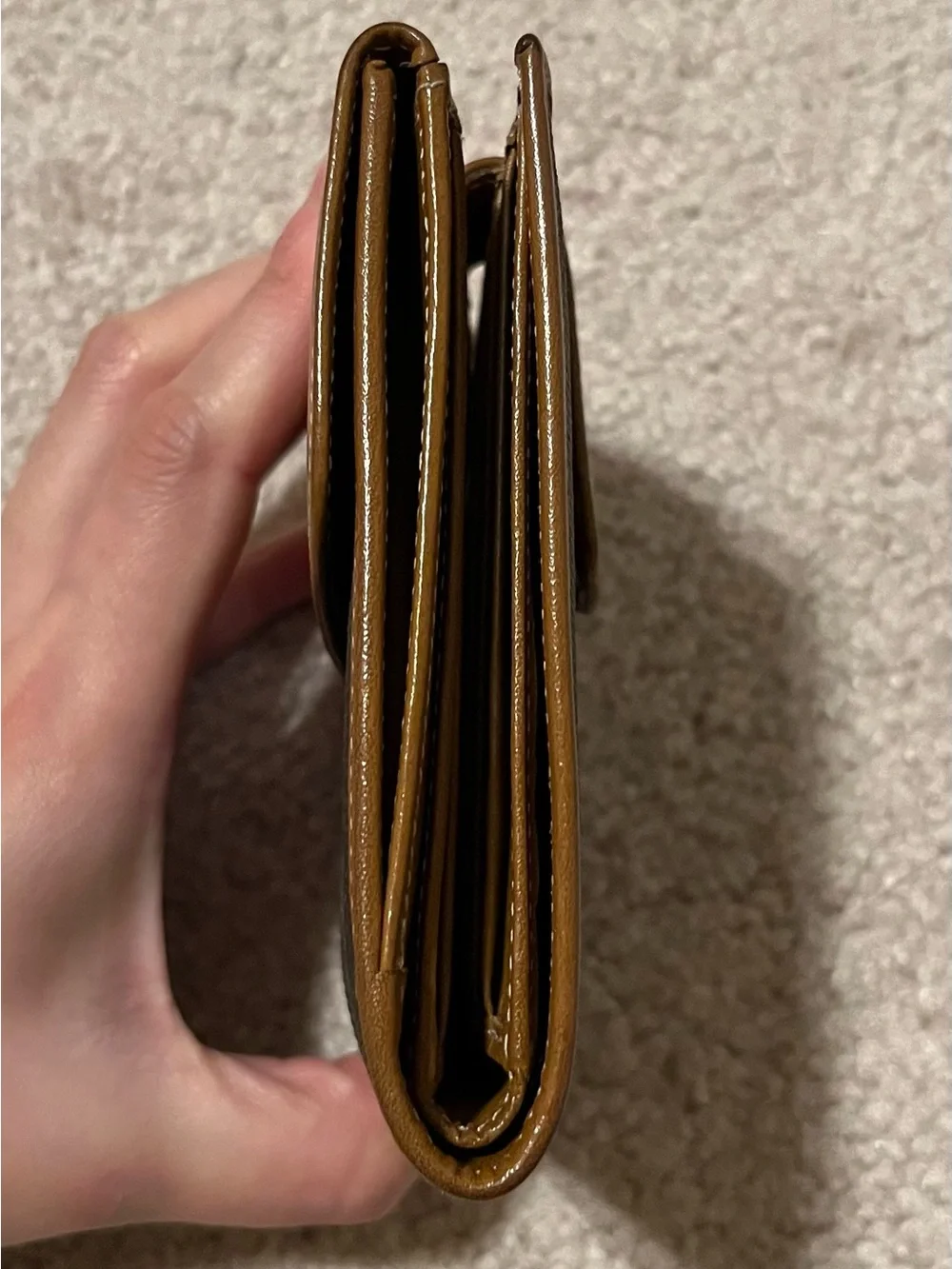 Fendi Penguin Stripe Double Sided Bi-Fold Wallet